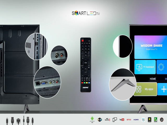 Geepas 55" Android Smart LED TV